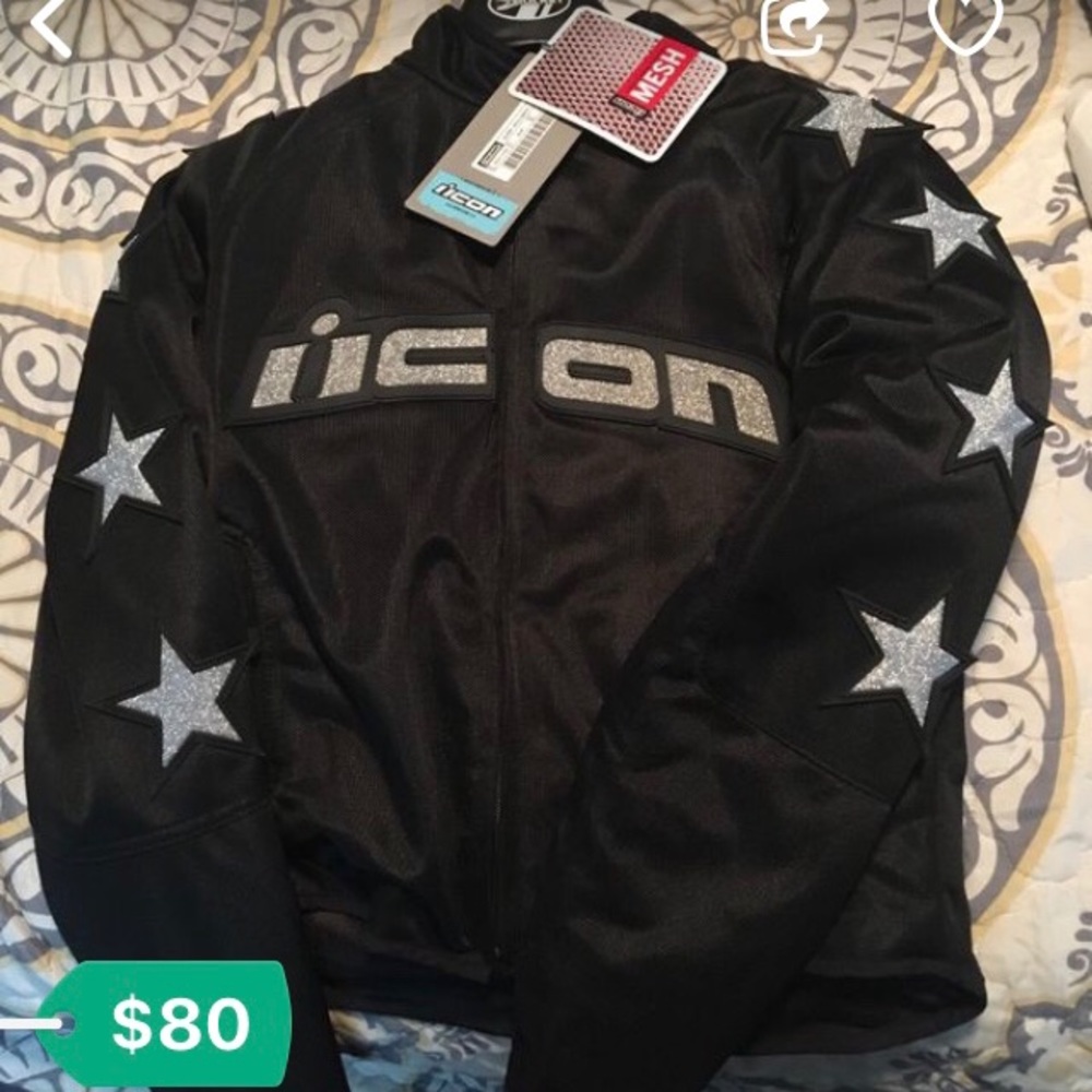 NWT Icon Hooligan 54 Mesh motorcycle jacket